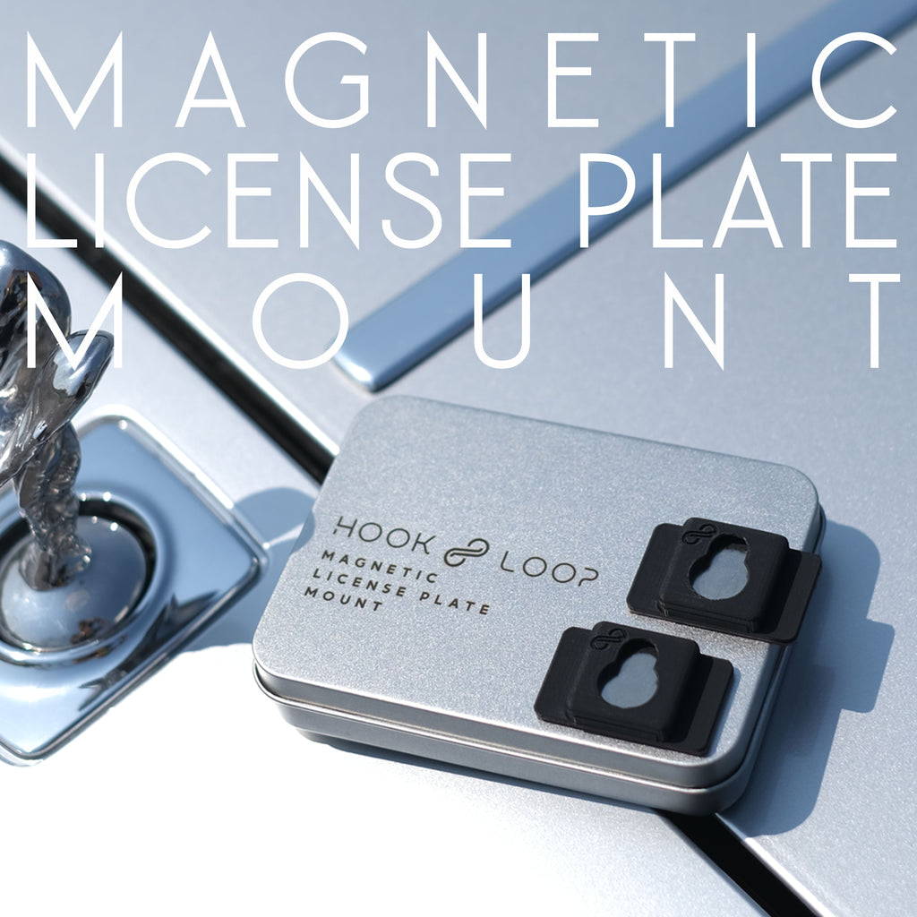 HOOK8LOOP Magnetic License Plate Mount - Classic